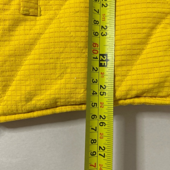 Tommy Hilfiger Vintage Yellow Quilted Vest  Insert Women’s Medium Outerwear Fall - Picture 16 of 16